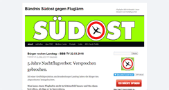 Desktop Screenshot of buendnissuedost.de